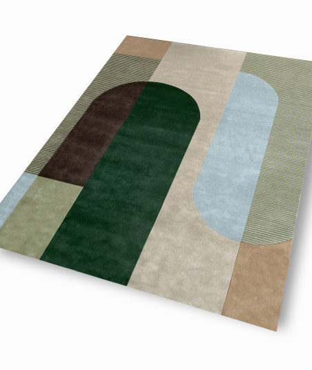 TAPIS OMBRES EMERAUDE