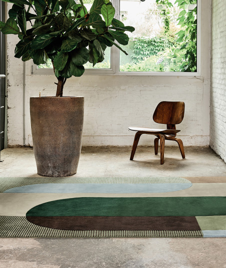 TAPIS OMBRES EMERAUDE