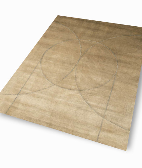 TAPIS CIRCULU OCHRE