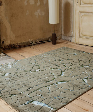 TAPIS KINTSUGI GRIS