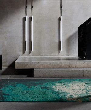 TAPIS DIP TURQUOISE PROFOND