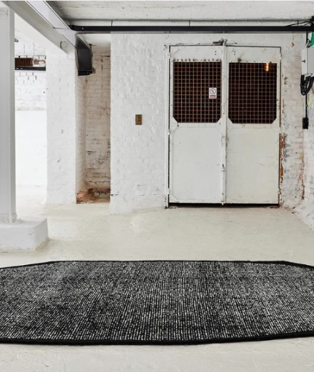 TAPIS COCOON II NOIR ET BLANC