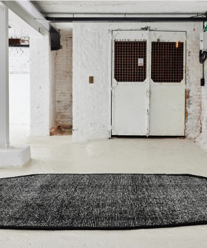 TAPIS COCOON II NOIR ET BLANC