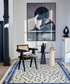 Tapis Trasimene Bleu