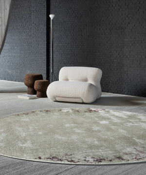Tapis lava gris fumé