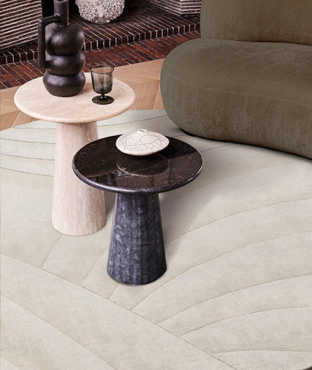 tapis volute rond