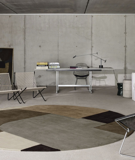 TAPIS BUEPRINT BRUN HAVANE