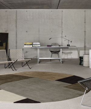 TAPIS BUEPRINT BRUN HAVANE